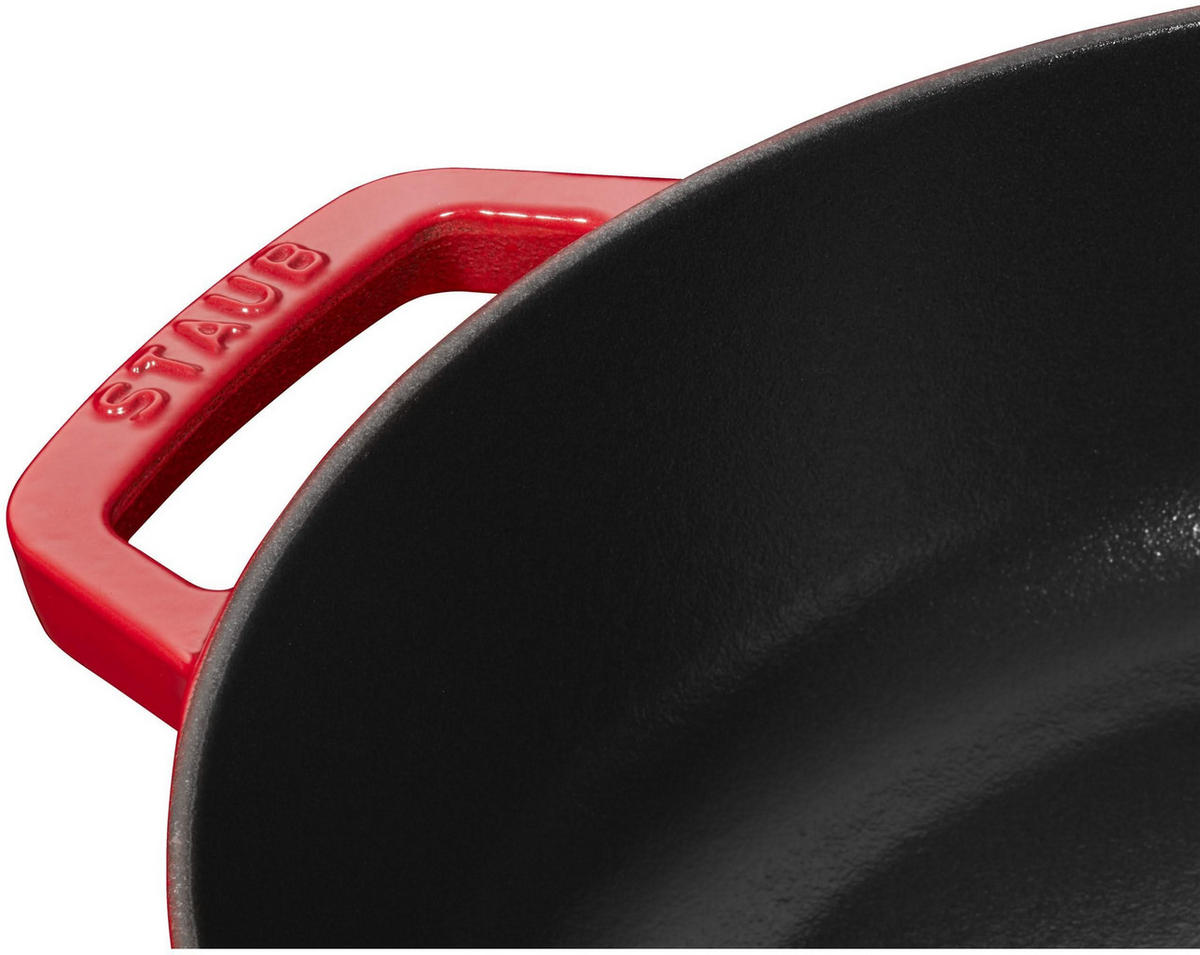 BRÄTER Chistera Kirsche - ø 24 cm / 2.4 liter - Rot, Metall (24cm) - Staub