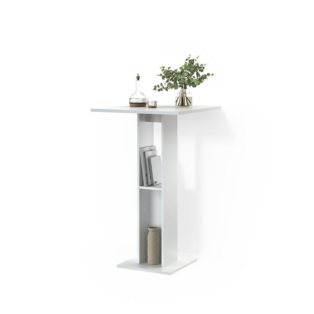 BARTISCH Regusa Weiß 65 x 65 cm - Weiß, Holzwerkstoff (65/65/106cm) - Livinity®