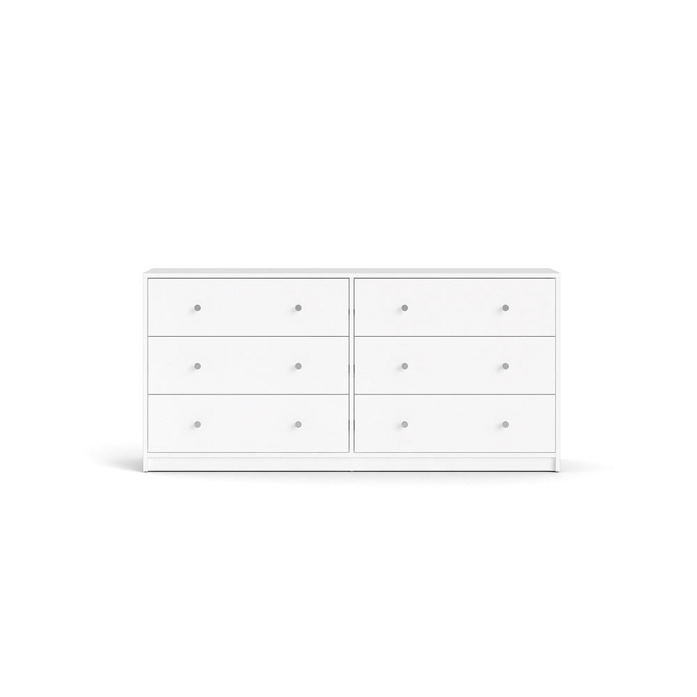 ebuy24 Kommode Weiß 143x68x32 cm