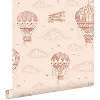 TAPETE Luftballons 50 x 900 cm - Pink, Papier (50/0.1cm) - ESTAhome