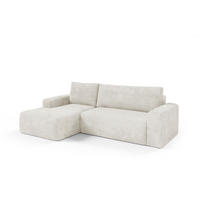 ECKSOFA Romeo 3 Sitzplätze Weiß - Weiß, Holz (268/163cm) - Petits-meubles