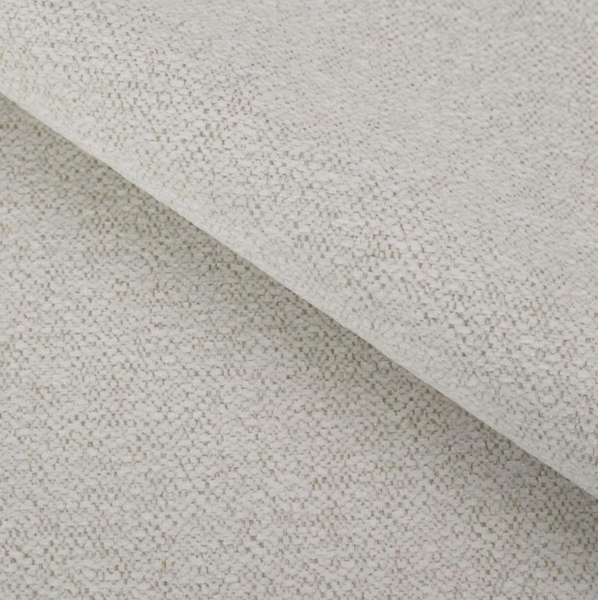 SOFA LOOP Schlaffunktion & Bettkasten PUR-Schaum Schwarze Kunststofffüße skandinavischer Stil lose Rückenkissen freistehend 234x112x86 cm Cream - Creme, Holz/Textil (234/86/112cm) - DomoHome