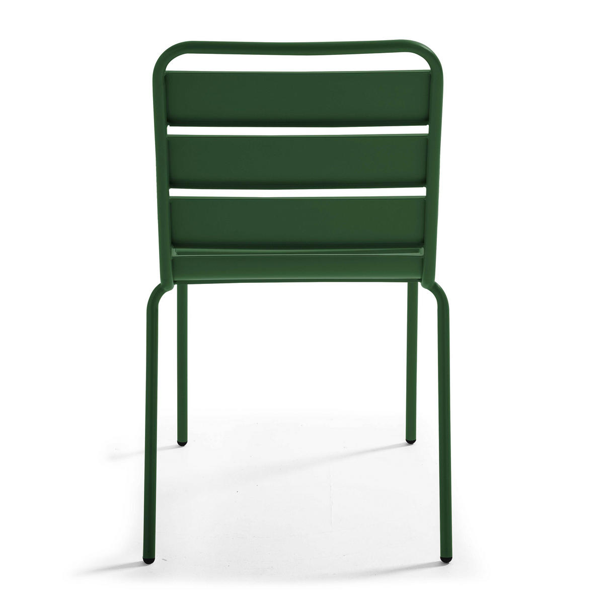 GARTENSTUHL, Waldgrün - Grün, Metall (42/83/53cm) - Oviala