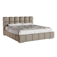 POLSTERBETT Bliss 180 x 200 cm mit Bettkasten und Lattenrost 7zonen PocketKokos Arlan (21cm) - braun - Braun, Holz (180/206cm) - Panda Möbel
