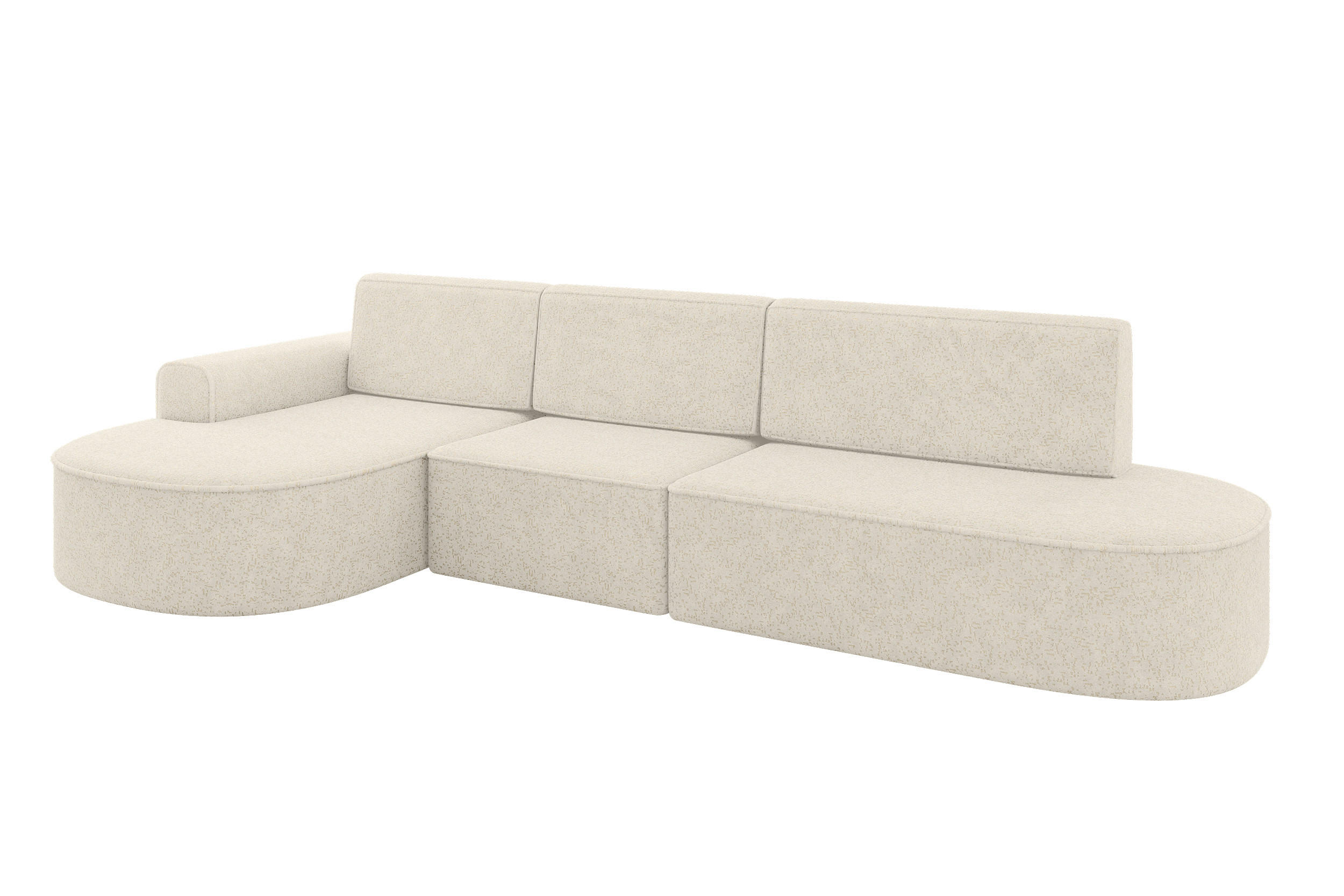 Altdecor Ecksofa Creme 368x167 cm