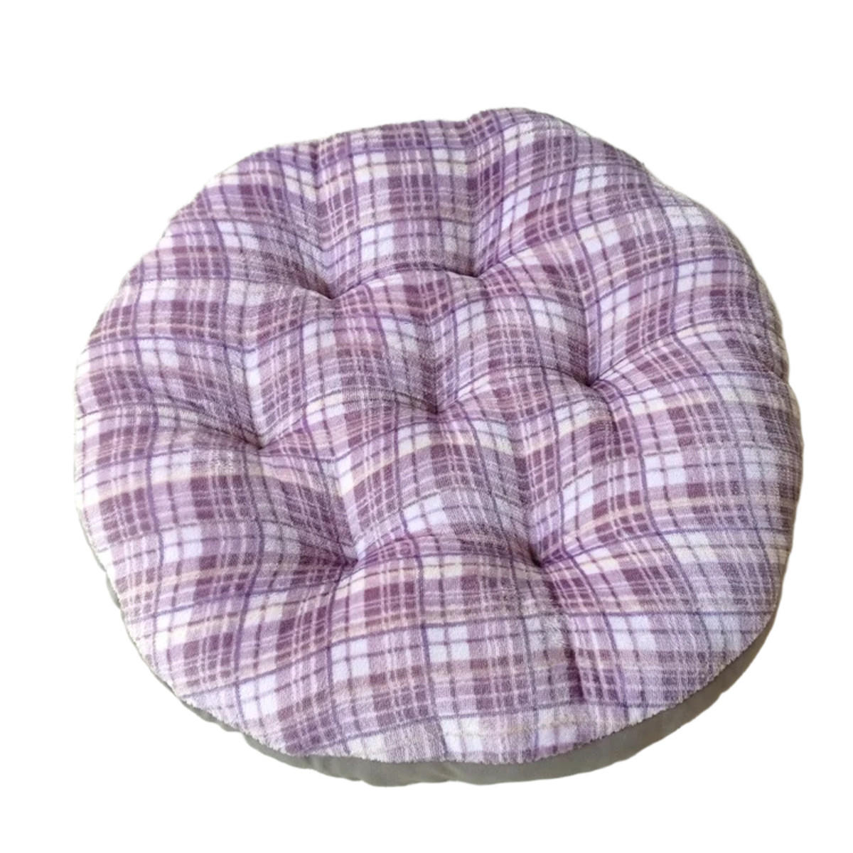 GARTENHOCKERAUFLAGE 40/40/8cm - Lila, Textil (40/8/40cm) - Authentics