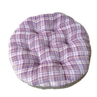 GARTENHOCKERAUFLAGE 40/40/8cm - Lila, Textil (40/8/40cm) - Authentics