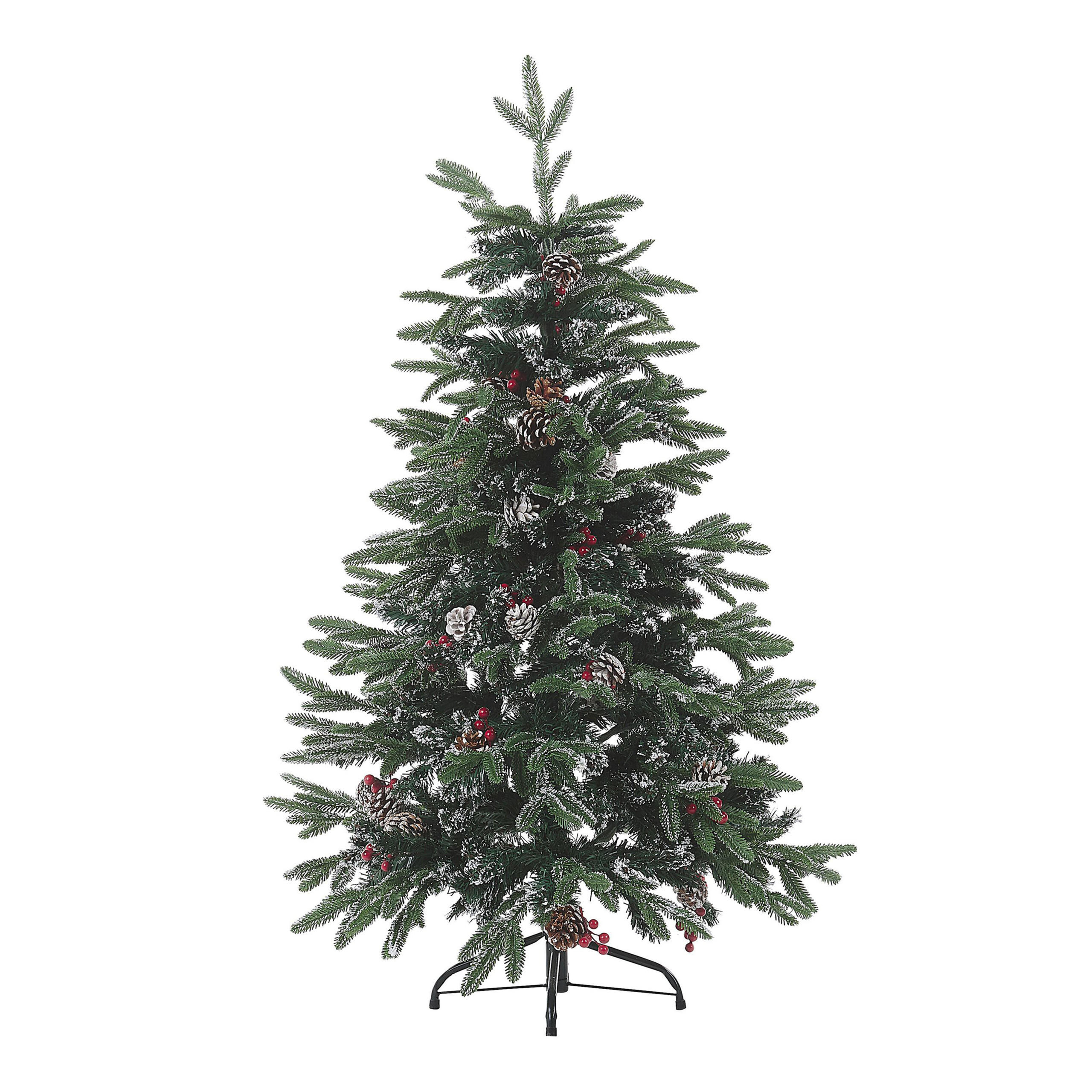 WEIHNACHTSBAUM 120 cm Grün Denali - Grün, Kunststoff (120cm) - Beliani
