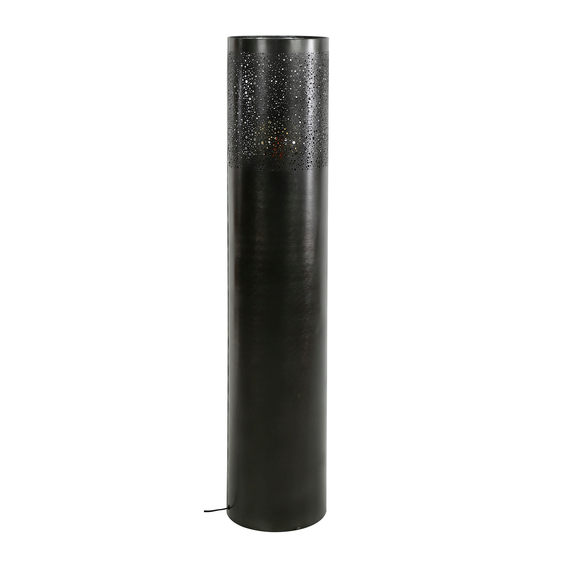 STEHLEUCHTE Cyli Schwarz 25/25/120 cm - Schwarz, Metall (25/25/120cm) - Hoyz Collection