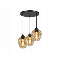 PENDELLEUCHTE Hegel - Transparent/Schwarz, Glas/Metall (35/35/80cm) - kiki design