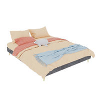 POLSTERBETT 160/200 cm DE-33008 Veloursbezug Grau - Grau, Metall (160/200cm) - ComfortXL