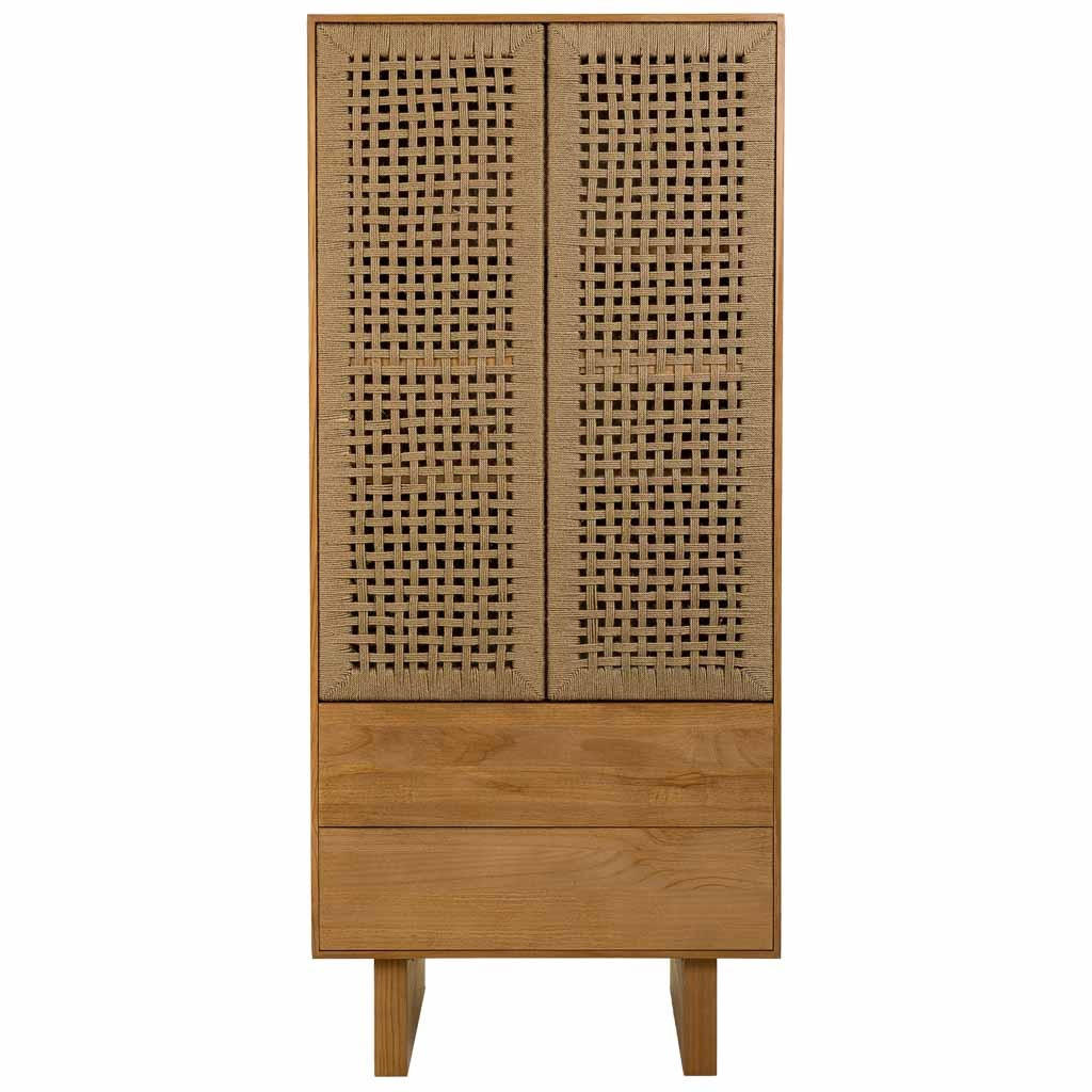 SCHRANK aus Holz 75x45x170 cm - Braun, Holz (75/170/45cm) - Wanderlust