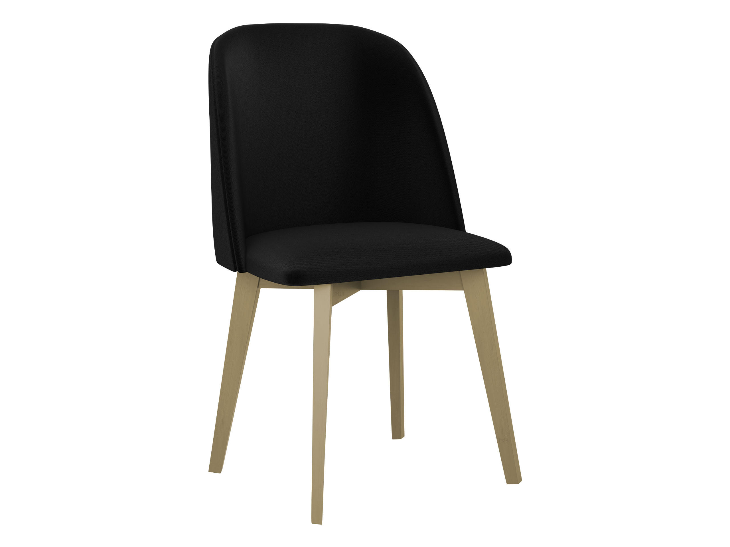 STUHL Monti 3, Holzfarbe: Sonoma - Eichefarben/Schwarz, Holz (48/83/55cm) - MIRJAN24