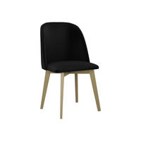 STUHL Monti 3, Holzfarbe: Sonoma - Eichefarben/Schwarz, Holz (48/83/55cm) - MIRJAN24