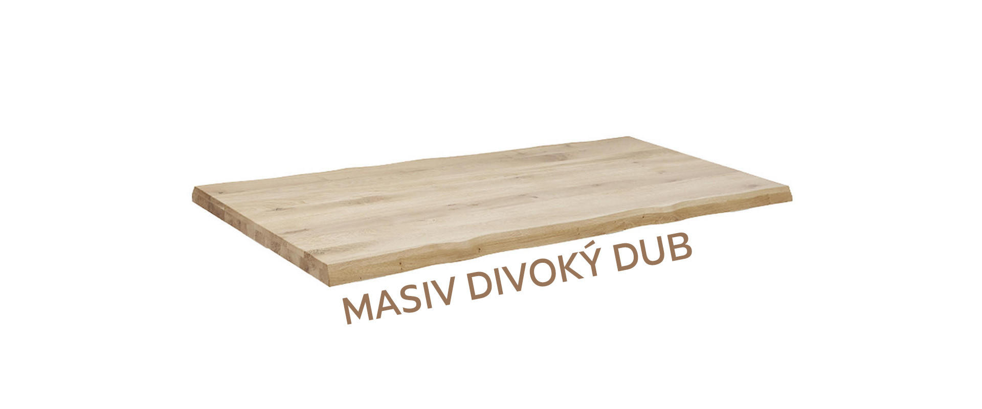Stolová deska z masivu divokého dubu