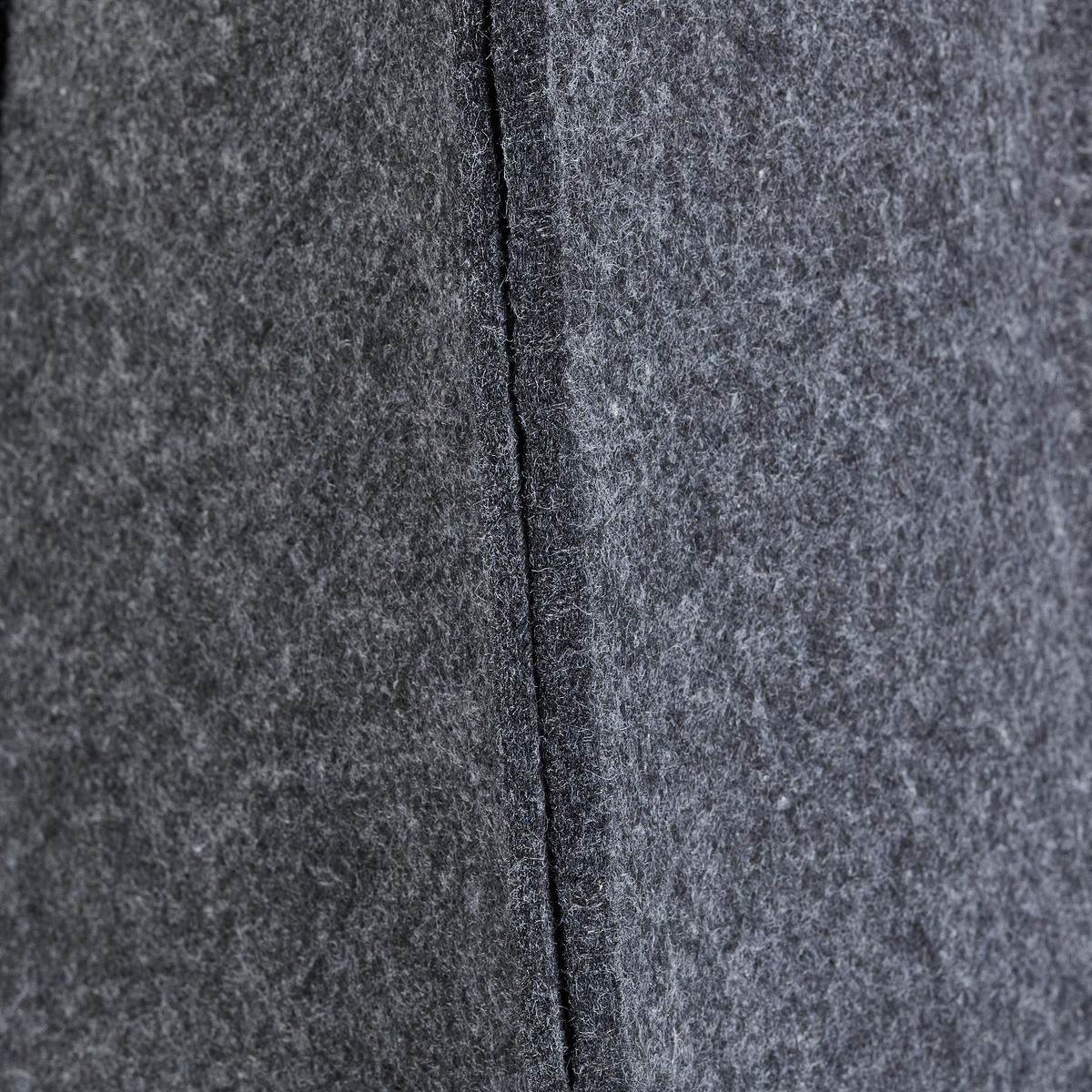KAMINHOLZTASCHE - Anthrazit, Textil (25/25/50cm) - Relaxdays