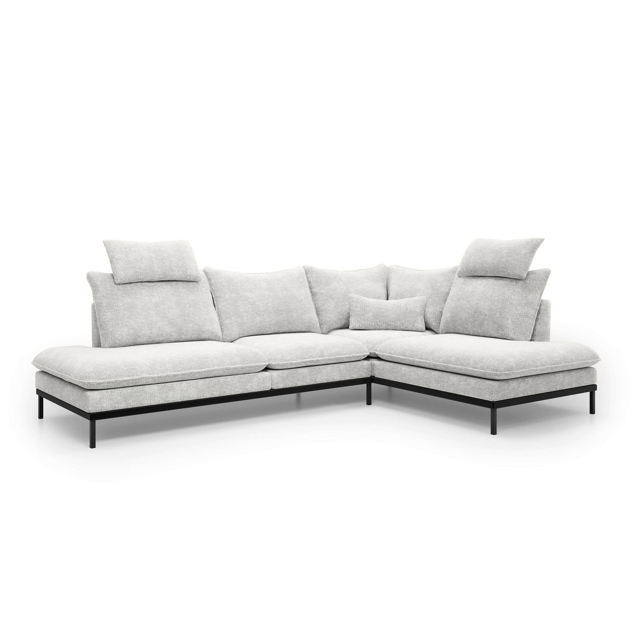 ECKSOFA Leafy Multicolor 293 cm - Multicolor, Textil (293/90/198cm) - Pillovely