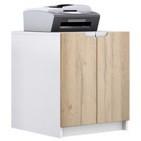 KOMMODE Logan Fronten in Eiche Natur - Eichefarben, Holzwerkstoff (51/60.5/54cm) - Vladon
