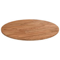 TISCHPLATTE Runde Hellbraun Ø40/1,5 Cm Behandeltes Eichenholz - Hellbraun, Holz (40/40/1.5cm) - vidaXL