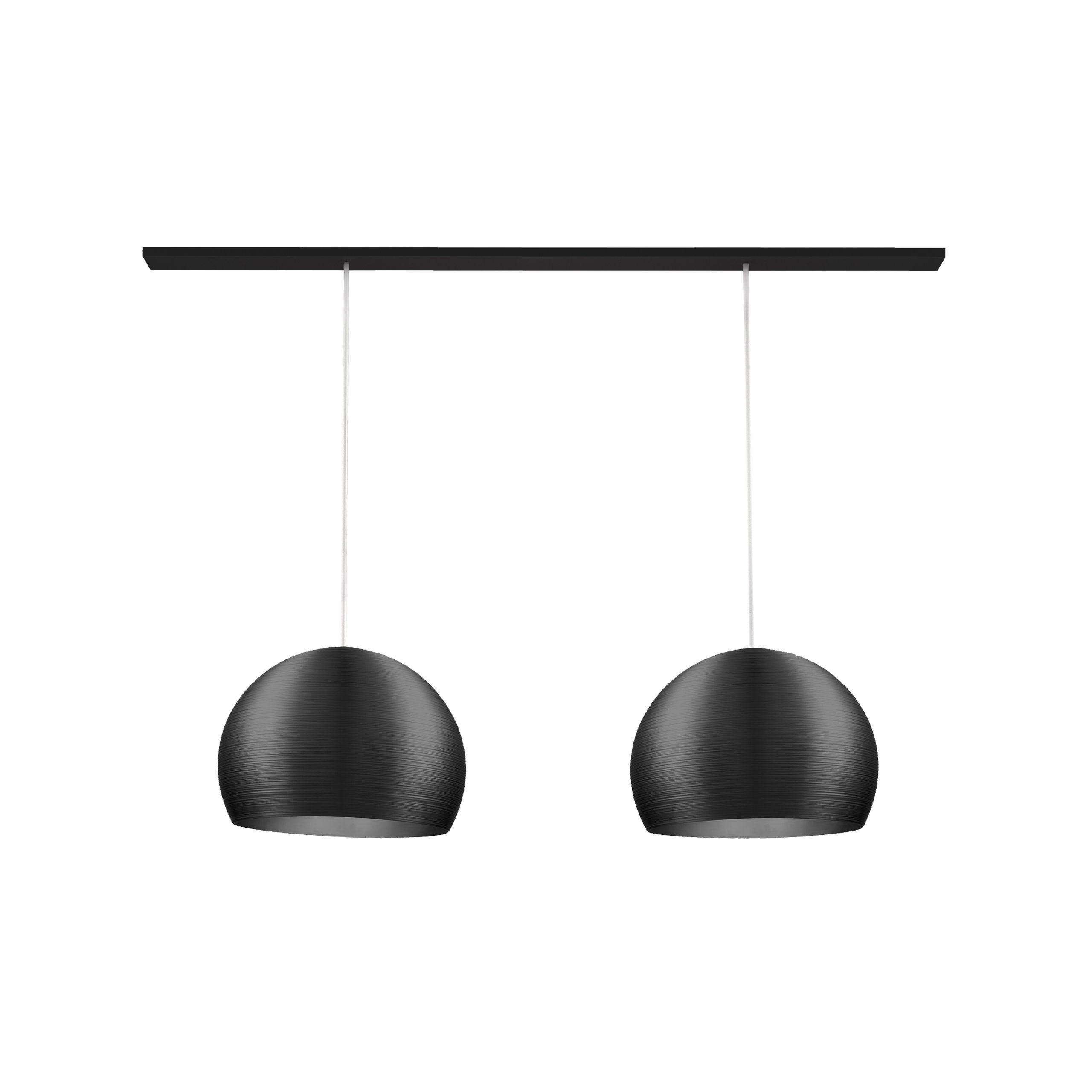 HÄNGELEUCHTE - Schwarz, Metall (70/25/20cm) - Lumicom