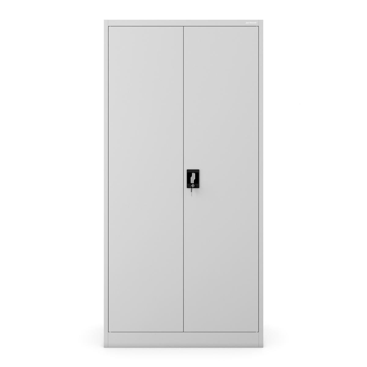 MEHRZWECKSCHRANK DAWID - Grau, Metall (90/185/45cm) - Jan Nowak