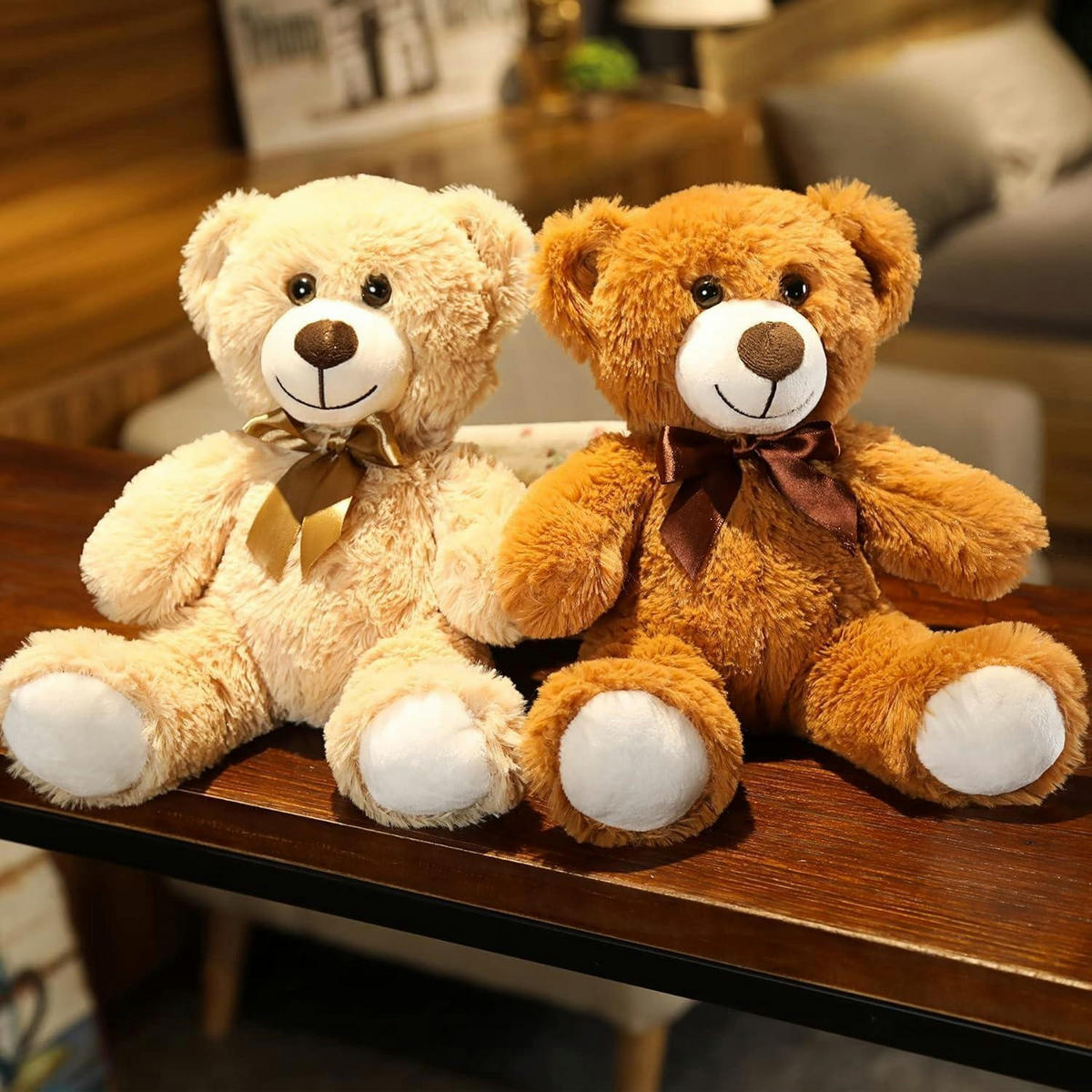 PLÜSCHTIER Teddybär 34 cm Braun - Braun, Textil (25/35cm)