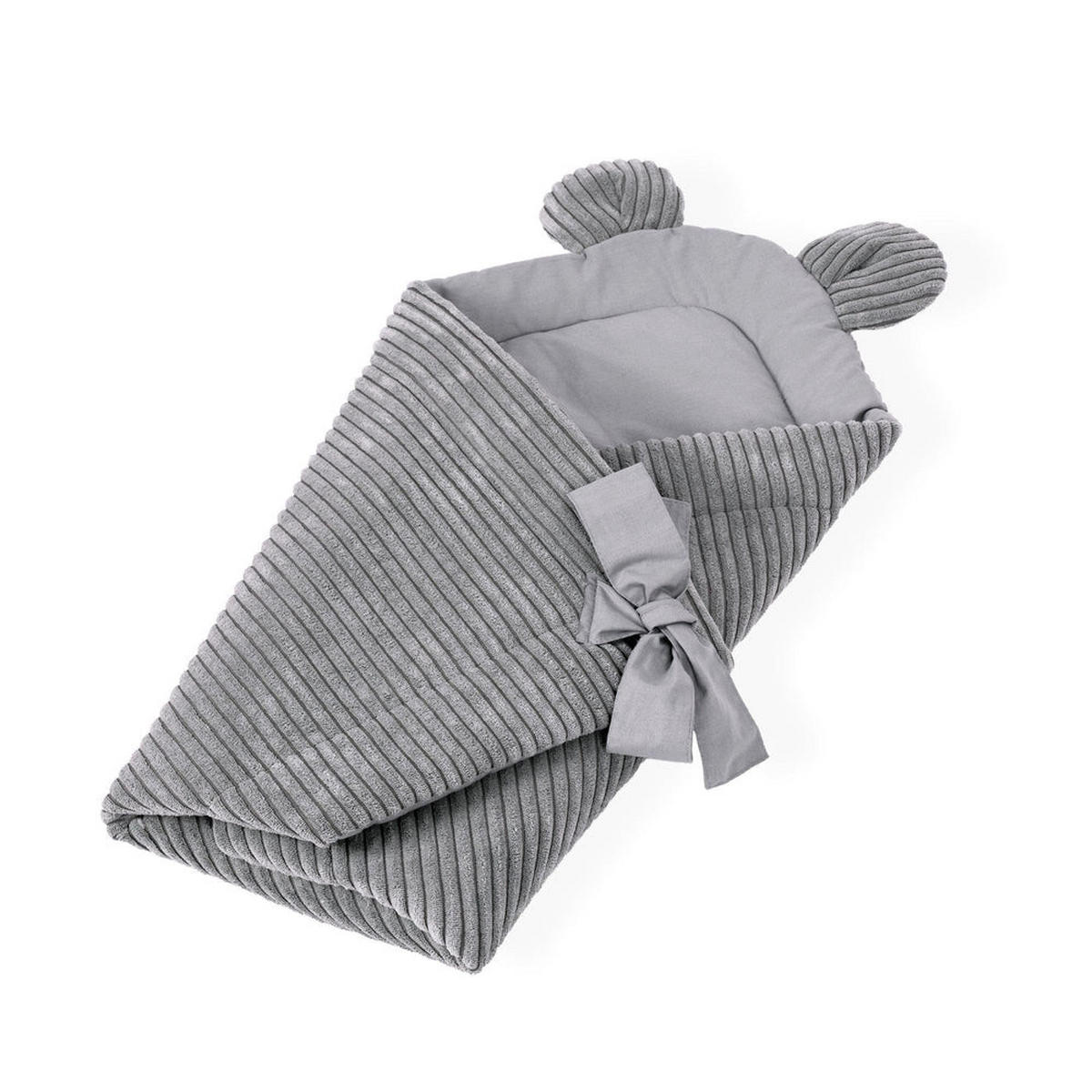 BABYWICKELTUCH, Aesthetic, grau - Grau, Textil (35/65cm) - MeowBaby