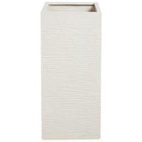 BLUMENTOPF Beige Dion - Beige, Naturmaterialien (60cm) - Beliani