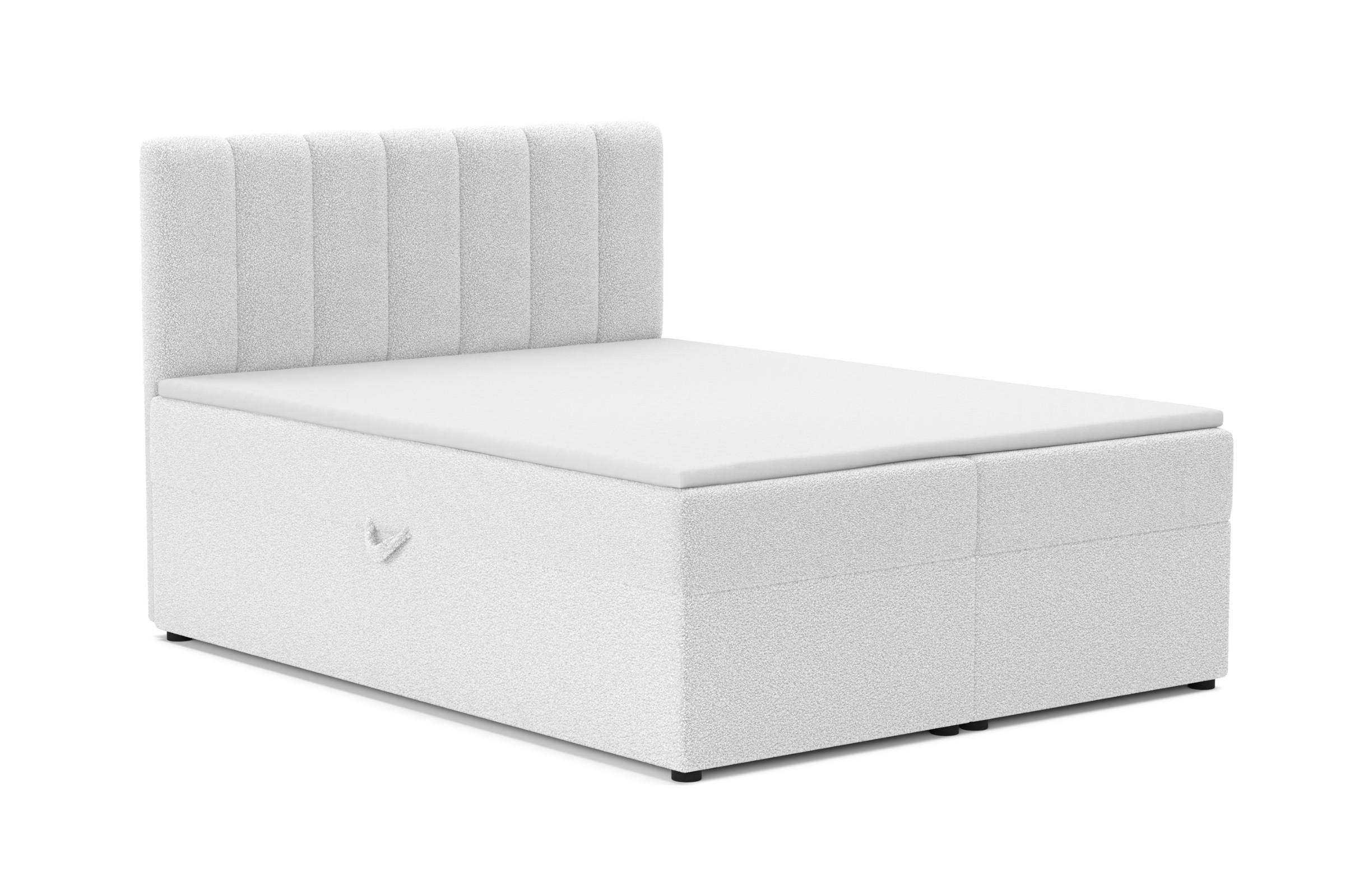 Deine Möbel 24 Boxbett Weiß 160x200 cm