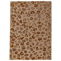 KURZFLORTEPPICH SABLE, mit Tier-Motiv, Natur, 200 x 300 cm - Beige, Textil (200/300cm) - KADIMA DESIGN