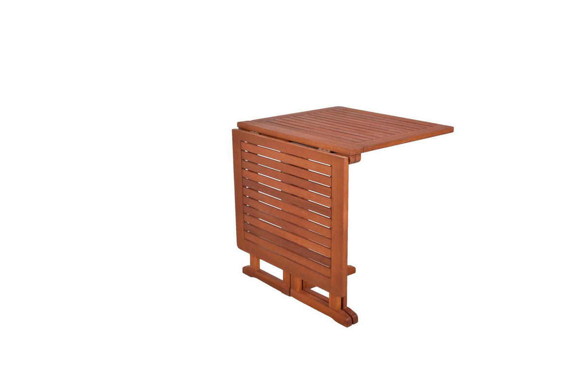 GARTENTISCH Angers eckig klappbar Klapptisch - Braun, Holz (120/70/73cm) - DELUKE