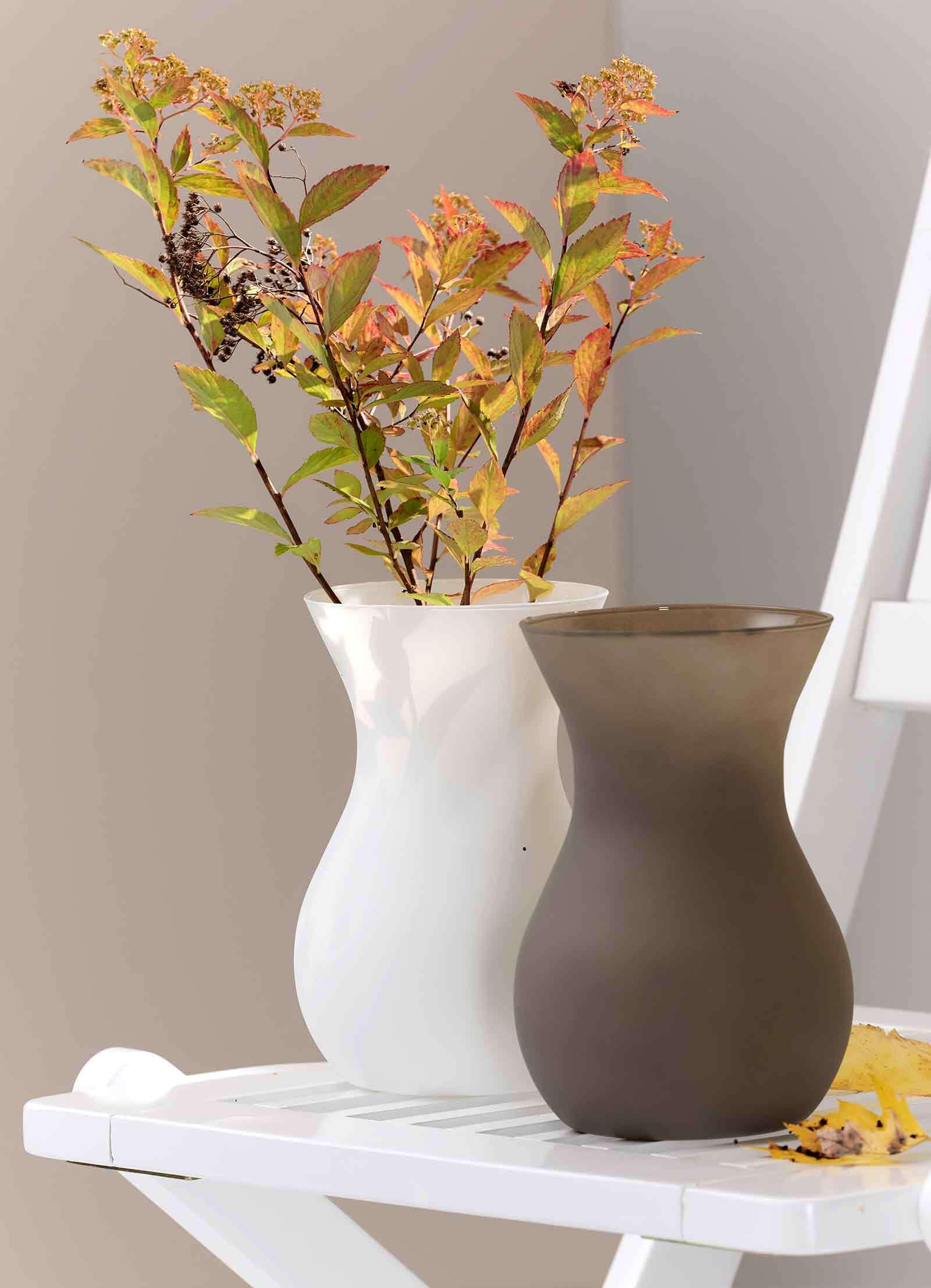 VASE Annalena Braun 18 cm - Braun, Glas (18cm) - Ritzenhoff Breker