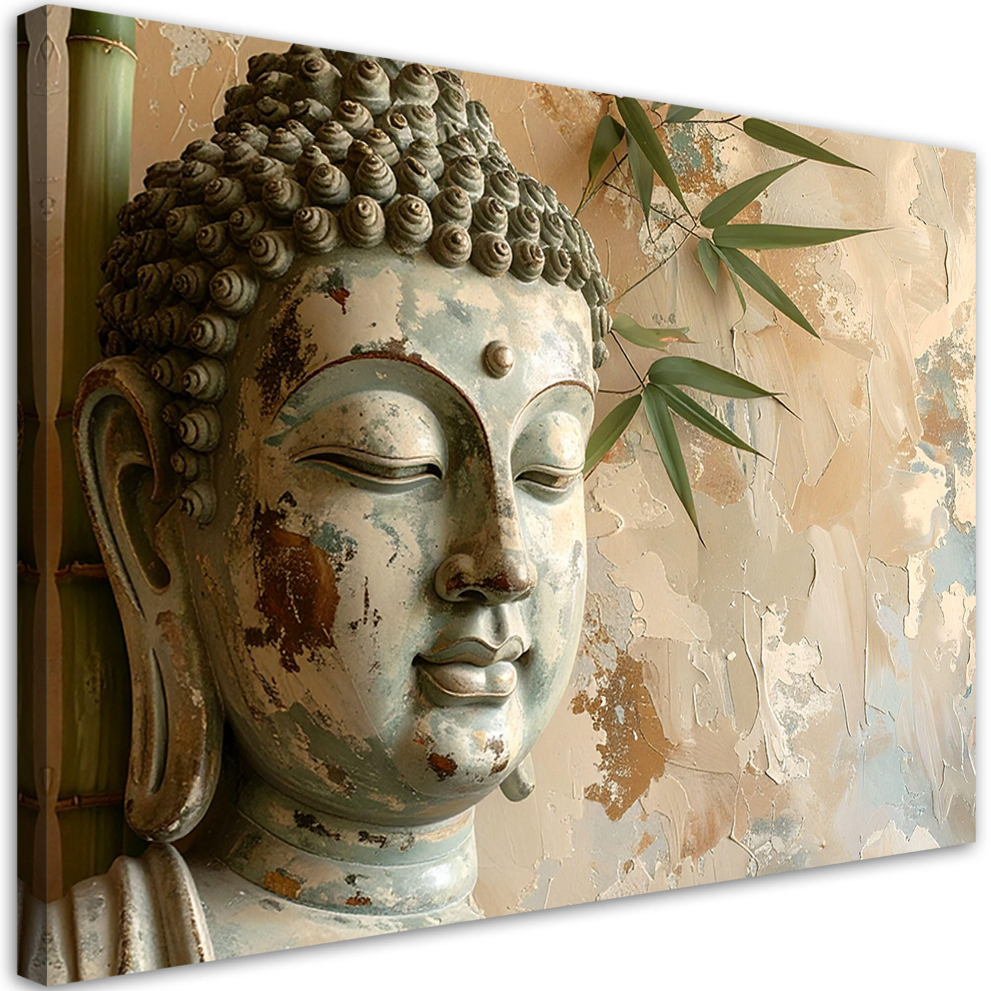Feeby Leinwandbild Beige 45x30 cm