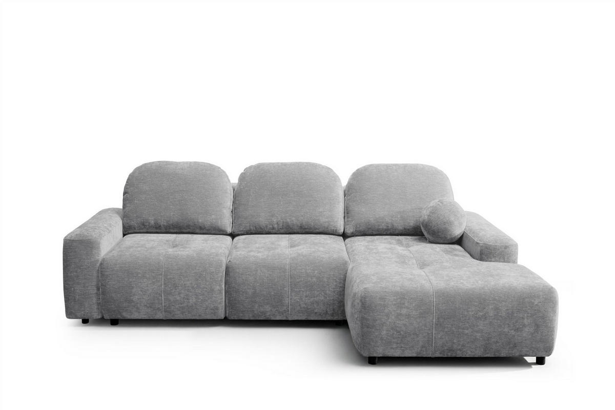 ECKSOFA Argos In Vibe - Grau, Holzwerkstoff/Textil (267/170cm) - Fun Möbel