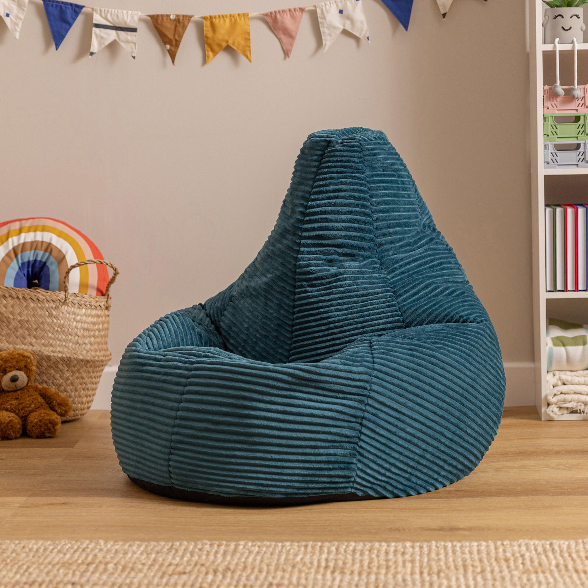 KINDERSITZSACK Sessel Dalton - Grün, Textil (69/59/65cm) - icon