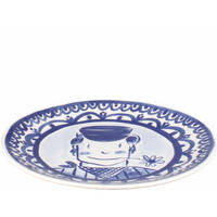SPEISETELLER Junge in Blau - 26cm - Multicolor, Keramik (26.2/26.3/3cm) - Blond Amsterdam