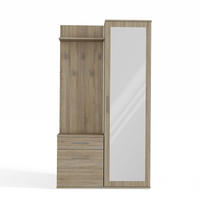 GARDEROBE moderní se zrcadlem skříň Duo Sonoma 100/180/35 - Sonoma dub, kompozitní dřevo (100/180/35cm) - RAUMHIRSCH FURNITURE