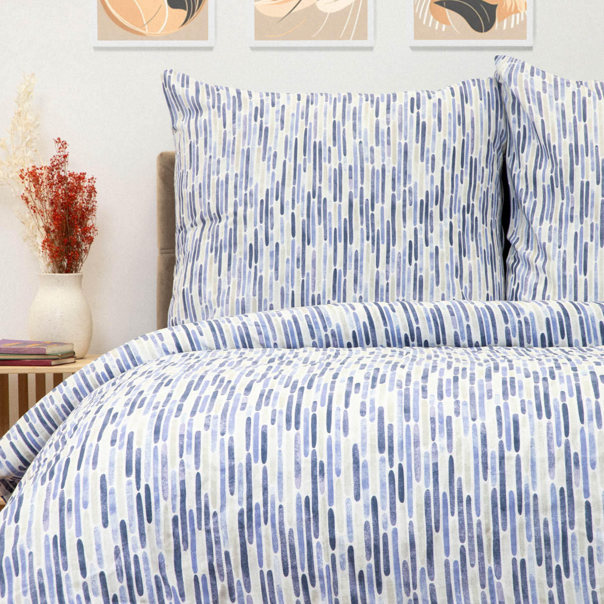 BETTWÄSCHE Janis Essentials Baumwolle 160/200 cm - Weiß, Textil (160/200cm) - Homla