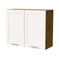 HÄNGESCHRANK Oslo W3/90 Eiche Artisan / Weiß Matt 90 / 32,5 / 72cm - Eiche Artisan/Weiß, Holz/Holzwerkstoff (90/72/32.5cm) - Feldmann-Wohnen