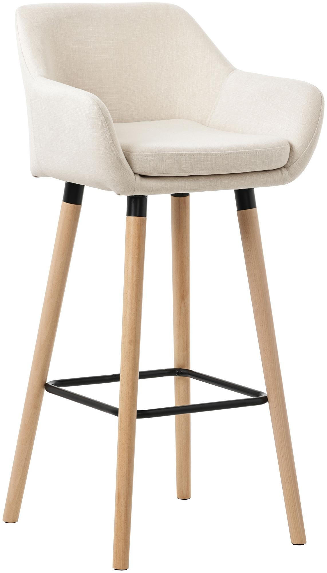 furnicato Barhocker Beige 51x101x50 cm