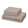 FROTTIERSET Pearl 4-teilig - Taupe, Textil (50/100cm) - MÖVE
