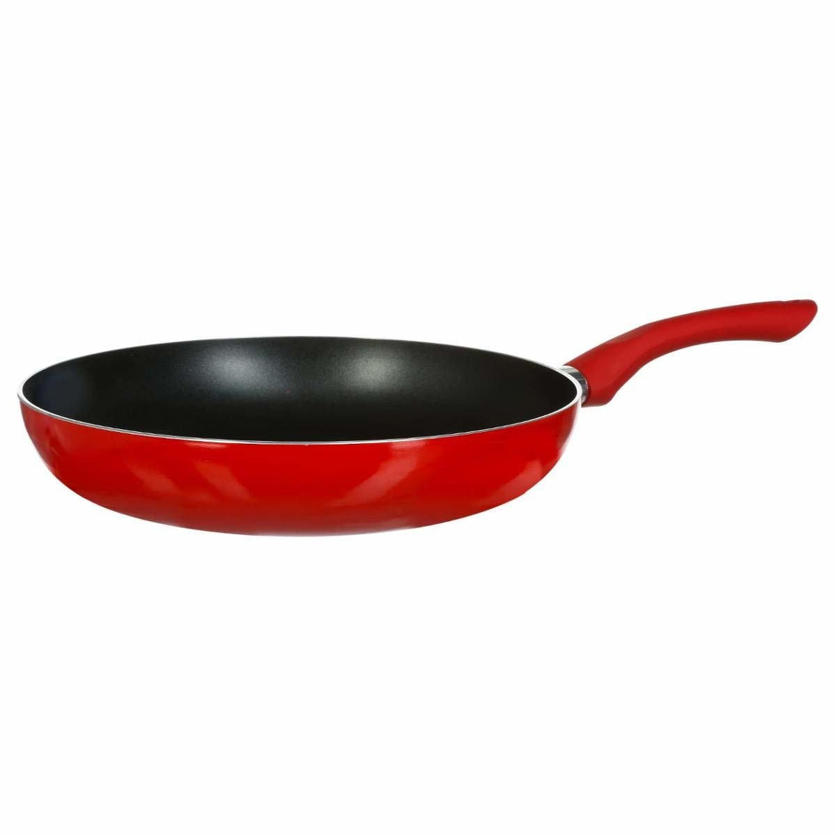 EMAILLE-PFANNE Aluminium 28/28 cm - Rot, Metall (28cm) - Secret de Gourmet