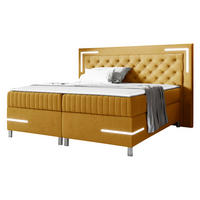 BOXBETT Tenosi 5 LED - Gelb, Holz (180/200cm) - MIRJAN24