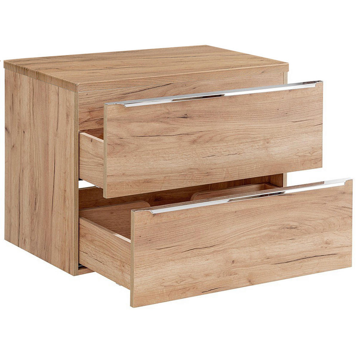 WASCHBECKENSCHRANK Toskana-56 - Braun, Holzwerkstoff (81/60/46cm) - Lomado