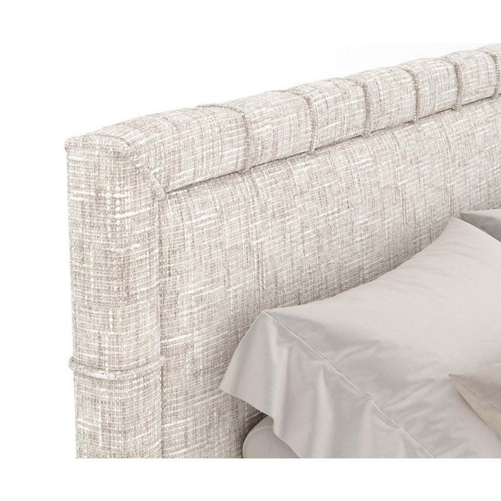 Thumbnail - Maison de Reve Boxspringbett, Creme, Textil, Buche, Kiefer, H3, Höhe ca. 36 cm, 200x200 cm, Reach, FSC 100%, Made in EU,...