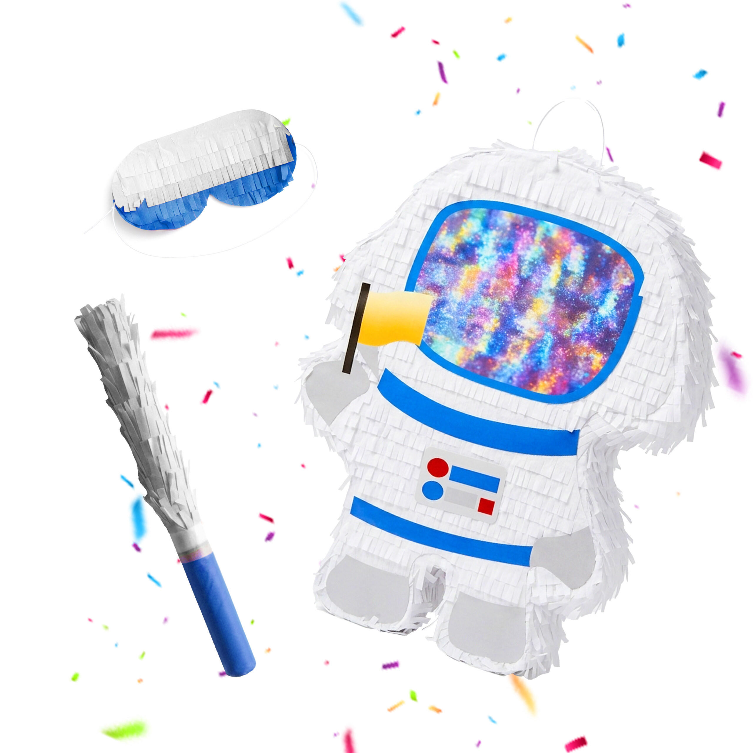 Relaxdays PIÑATA Barevná 3-dílná-sada Astronaut