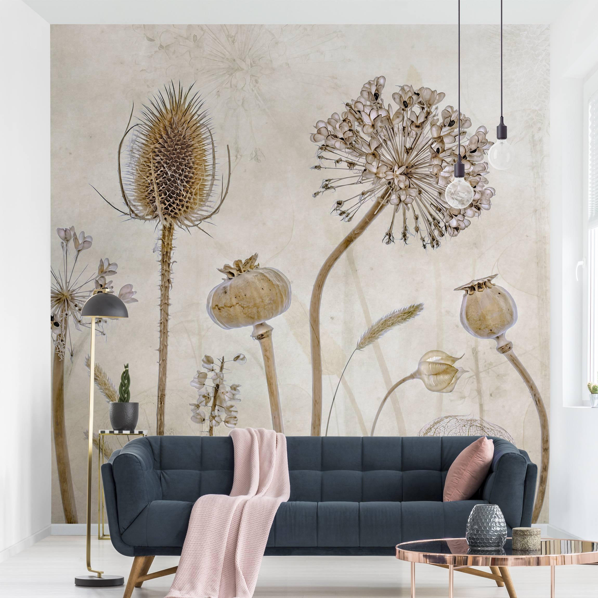 FOTOTAPETE Growing Old 288/288 cm - Eichefarben, Papier (288/288cm) - Bilderwelten