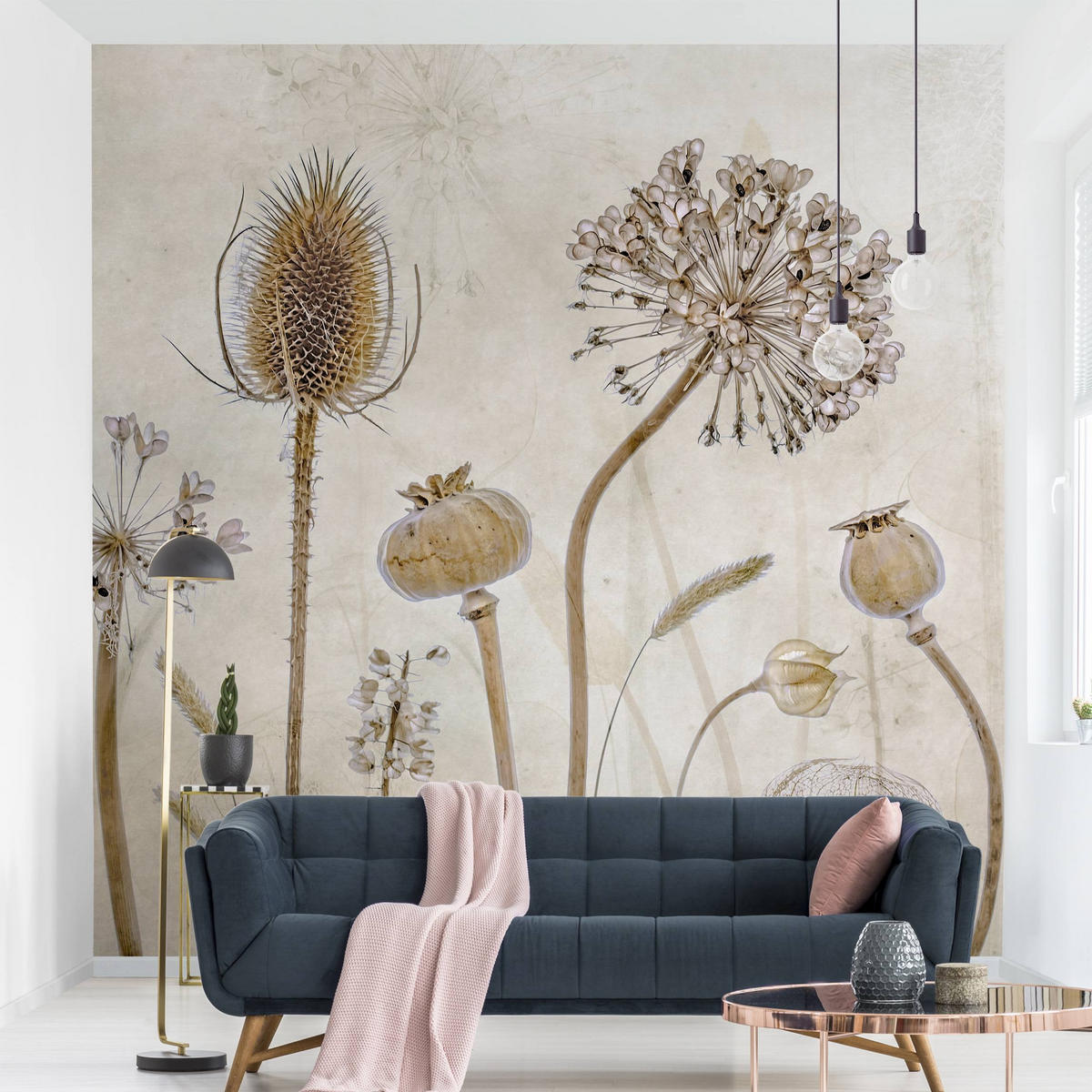 FOTOTAPETE Growing Old 288/288 cm - Eichefarben, Papier (288/288cm) - Bilderwelten