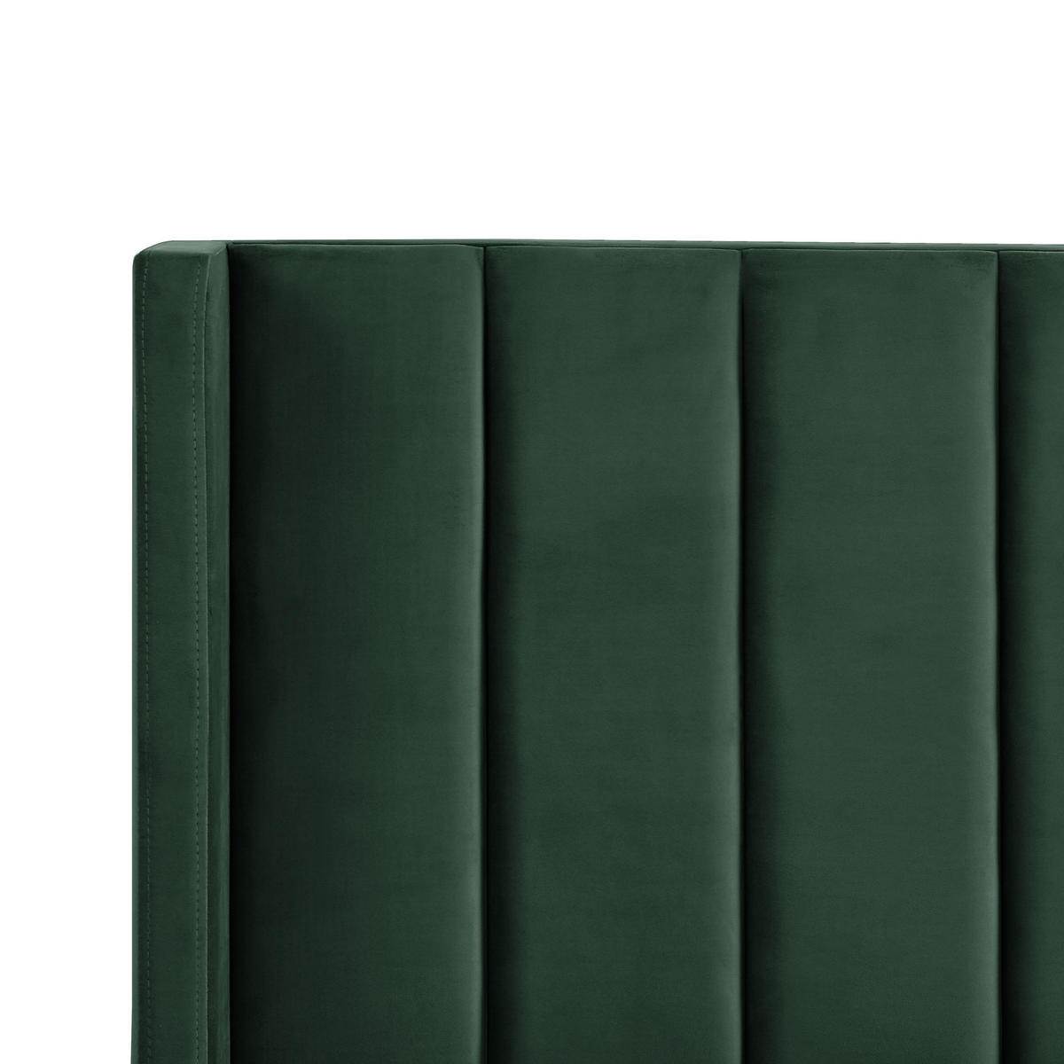 BETT mit Lattenrost 140x200 cm Grün Villette - Grün, Textil (140/200cm) - Beliani