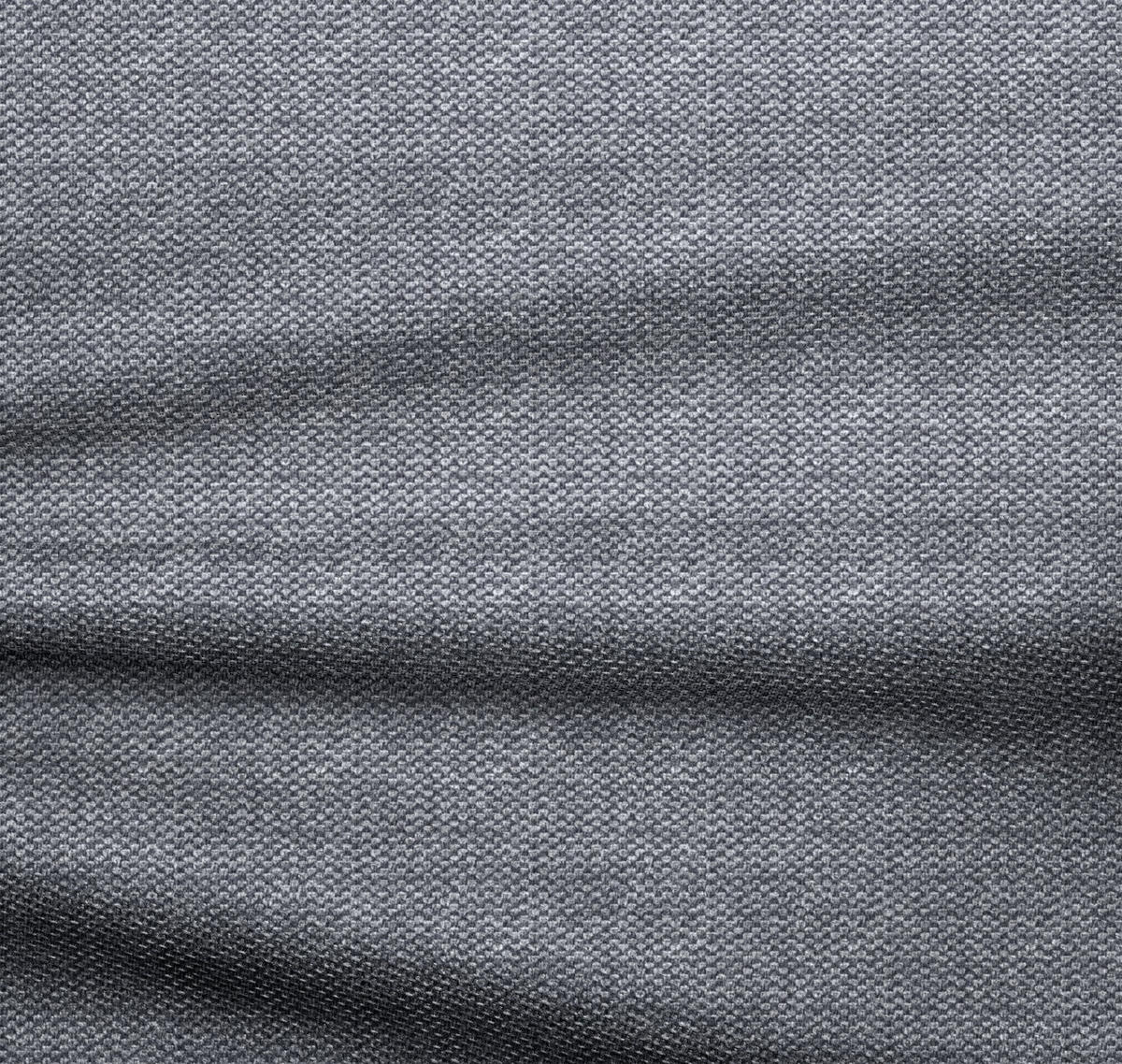 ECKSOFA LINKS Rastergewebe Betongrau 286cm - Grau, Textil (169/286cm) - Sia Home